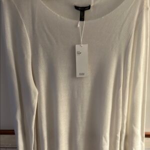 White Long Sleeve Top